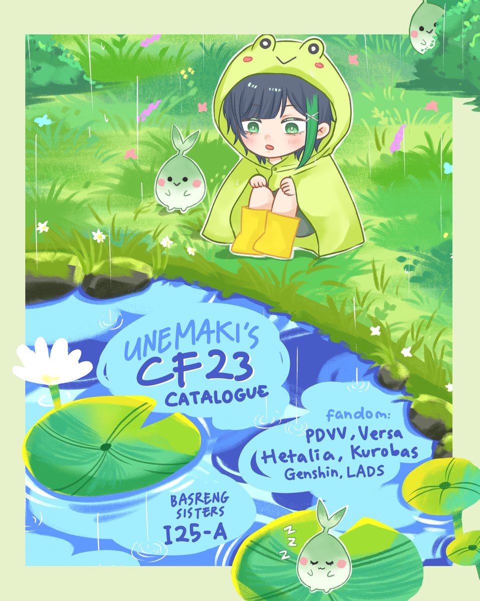 unemaki's tweet photo. (1/2) RT's n ❤are really appreciated 
my #CF22  Preorder and Giveaway!
📅 26 sept - 03 okt 2026
✨ Basreng Sisters I-25A
fandom: pandavva, hetalia, kurobas, versa, lads
🍒pick up:
https://t.co/AlXrUxQauF

#cf23catalogue #comifuro23 https://t.co/sjZo12DET4