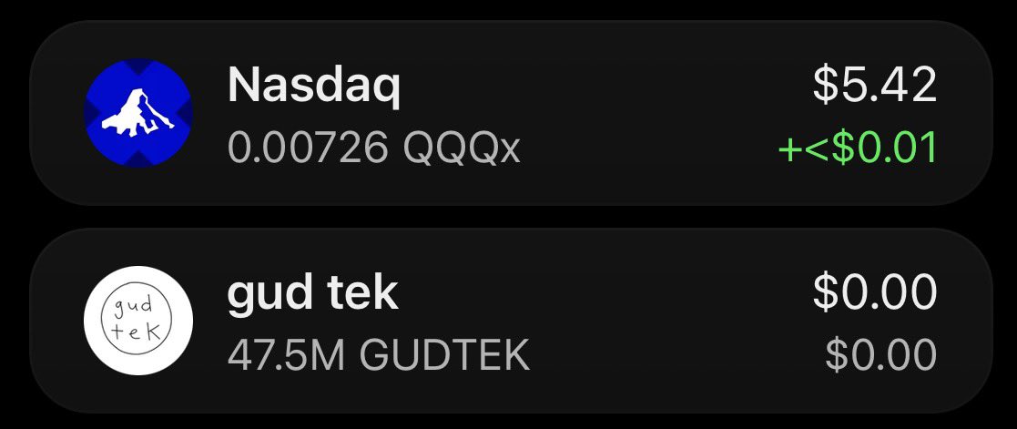 gudteknet's tweet photo. $5 in rewards so far
gud tek

who needs an xyz domain?
we're buying https://t.co/eLoInDrg9A