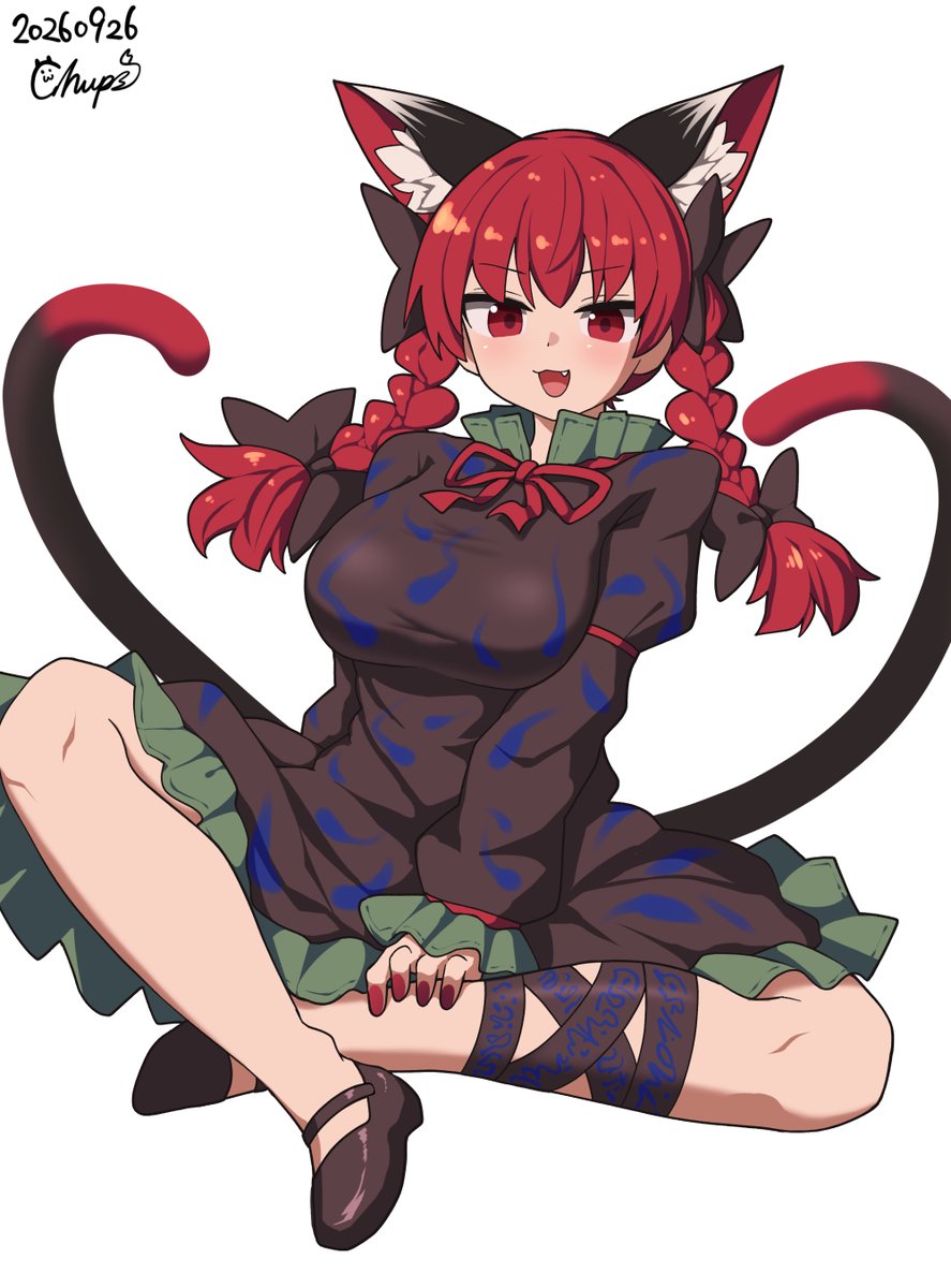 Madoukusya's tweet photo. お燐ちゃん https://t.co/eoCMuPgr5t