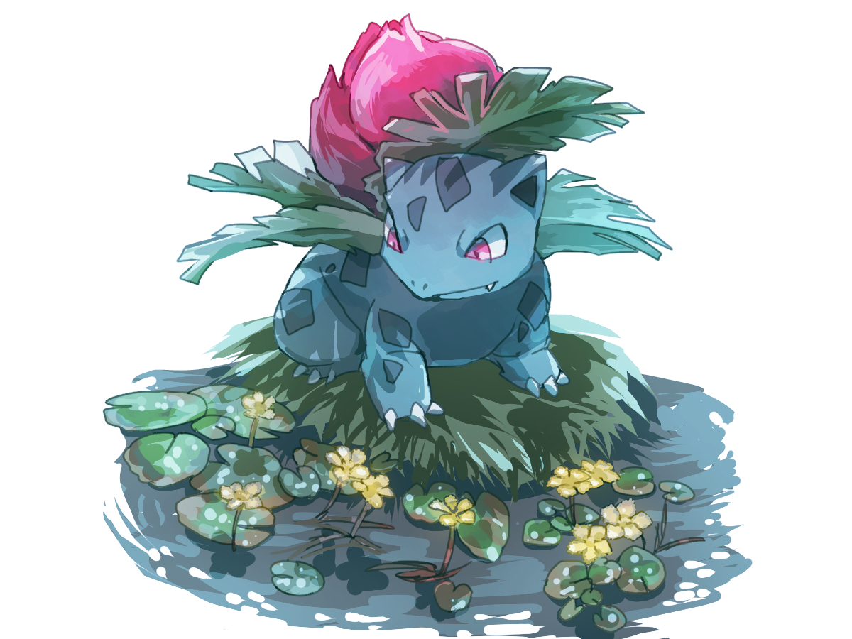 fusenryo2's tweet photo. フシギソウさん #ポケモン版深夜の真剣お絵描き60分一本勝負 https://t.co/NIZj4Ra0Ju