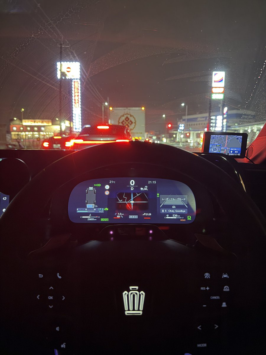 kumu0225's tweet photo. 夜間徘徊なり🚗

久しぶりに乗ったけどバッテリー大丈夫だったなり🔋 https://t.co/XzoamCFD8t