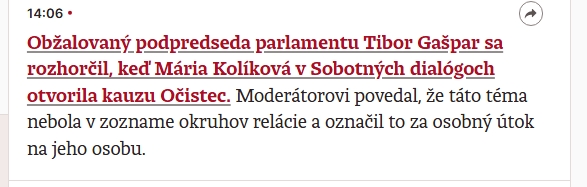 PaloMacko's tweet photo. Akým právom dostávajú obžalovaní ľudia ako Tibor Gašpar priestor na to, aby mohli vo verejnoprávnom médiu mútiť vodu a nepriamo vyvíjať politický nátlak na sudcov, ktorí rozhodujú o ich podozreniach z ťažkých zločinov? https://t.co/zKR56FOvL6