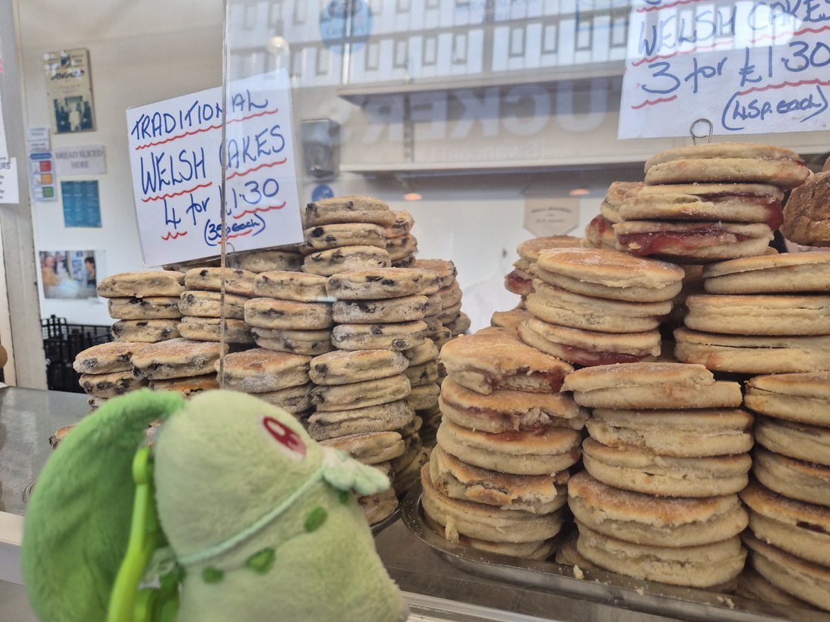 rebehime's tweet photo. "Hello! Can I have 4 Traditional Welsh Cakes please!" #chikorita #チコリータ #ポケぬい https://t.co/Zgwvf3n62e