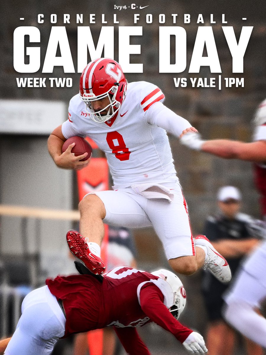 BigRed_Football's tweet photo. Back on our home turf. 

📍: Ithaca, NY
⌚️: 1PM
📺: ESPN+

#YellCornell https://t.co/YSuf3BHEFi