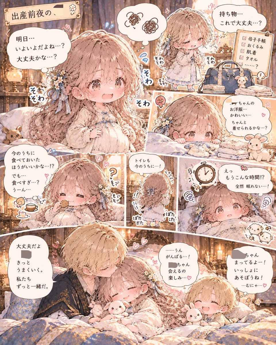 Bani2c's tweet photo. 明日が不安でそわそわそわそわ…🫨

長男のときのログを見返して、今回はどうなるのかドキドキしてます…🌙 https://t.co/tPRA6u4lbo