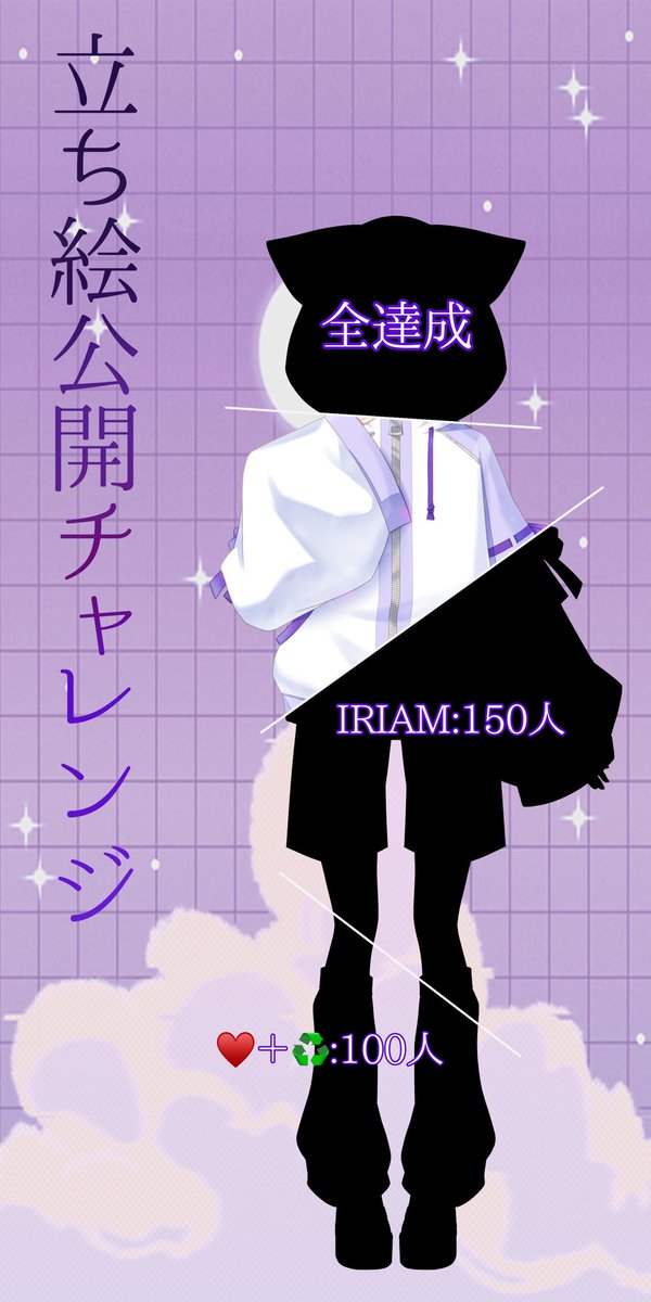 tukiyami46's tweet photo. Xのフォロワーさんが250人突破してたのでチラッとね…
早いなぁ…
残りはIRIAMフォロワーさんといいねとRTが共に100件のみです！
 #立ち絵公開チャレンジ https://t.co/6lN0yw7pnL