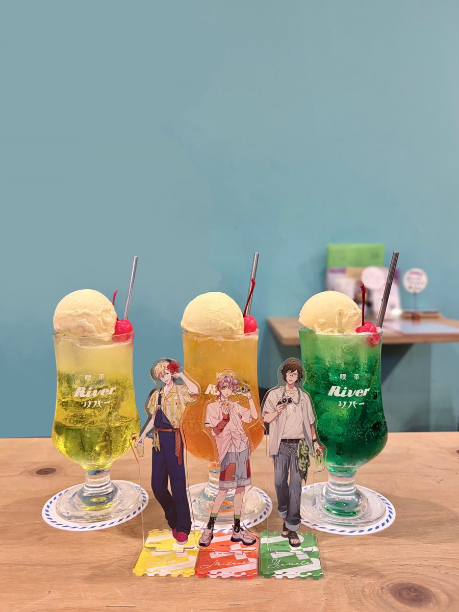 hana_sa369's tweet photo. IDOLiSH7の7人を最推しに置く7名が集まって「クリームソーダ」会.ᐟ.ᐟ.ᐟ
そして「推しミルク」会.ᐟ.ᐟ.ᐟ
を開催していただきました🌈

雨だったけど、ずっと虹と一緒で楽しかったなぁ☺️𓂃◌𓈒♩
みんなありがとうー!!! https://t.co/Q87lix87yV