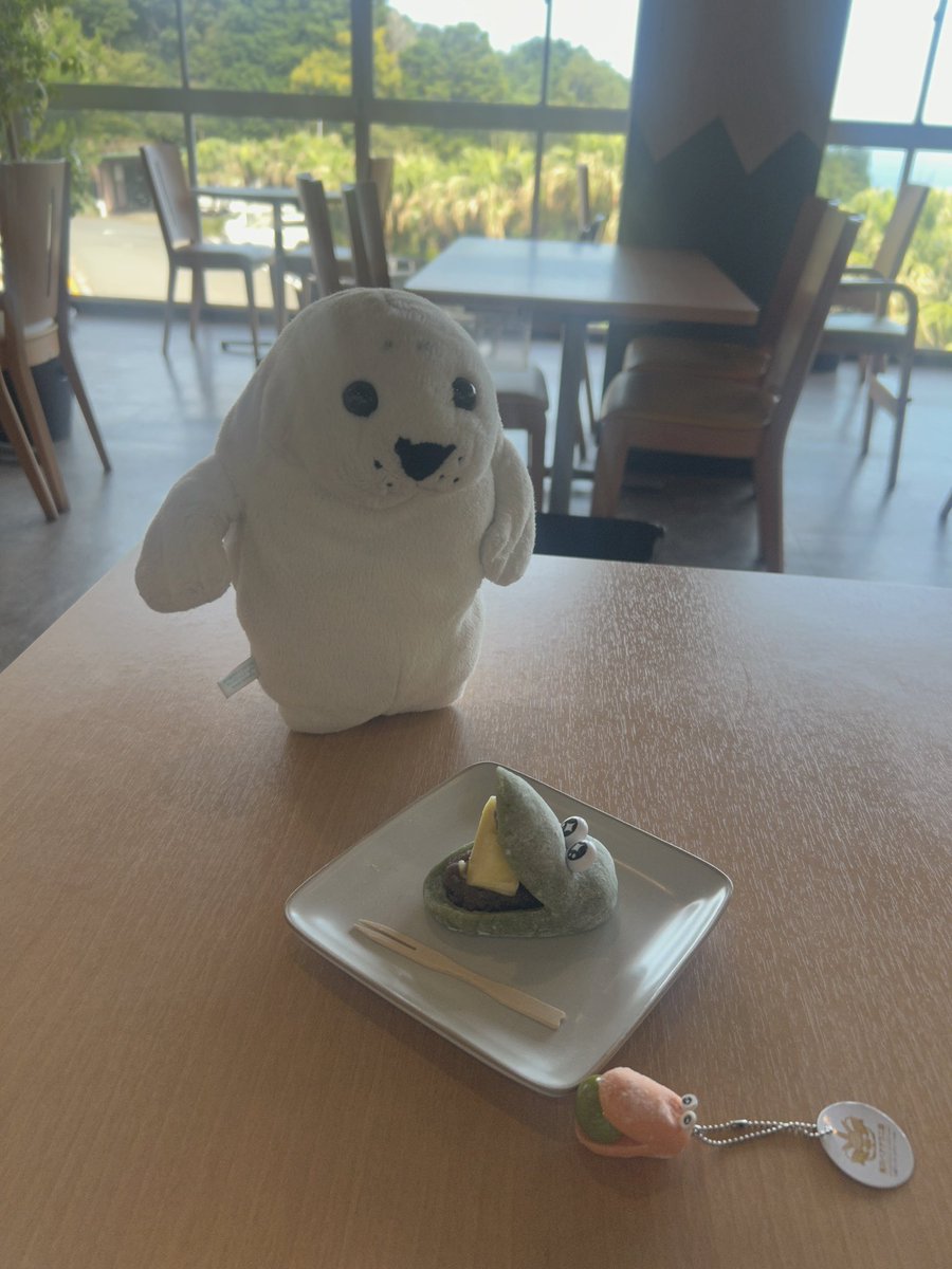 waccha_309's tweet photo. バナナワニ園でのバナナワニ大福🐊🍌
私が食べたのはパイン🍍🐊 https://t.co/OsTIchIQIq