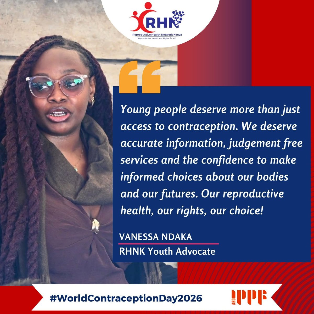 NanjalaJescah's tweet photo. Young people need accurate information and judgment free care to make informed choices.Our reproductive health, our rights, our choice!Making informed decision shapes our destiny
#WorldContraceptionDay2026 #ContraceptiveAccessNow
@rhnkorg @NderituLornah @_brie2547 @Lucy_Wanjiru0 https://t.co/CYUhO4FtXS