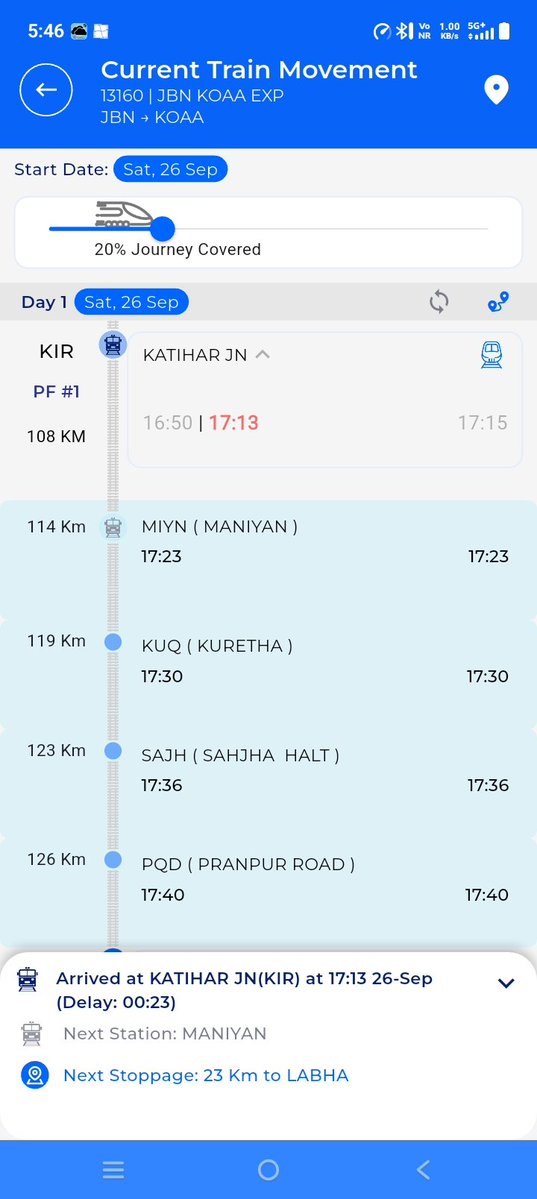 aadi88tiwari's tweet photo. @RailMinIndia The most unprofssional minister is handling the railwys where the train are regulararly runing delay from the scheduled time. I have to catch other train from Pakur but the unprofessional India Railway have dealt the train 13160 by 30 minutes now who is going to pay https://t.co/CGSDzwxSxt