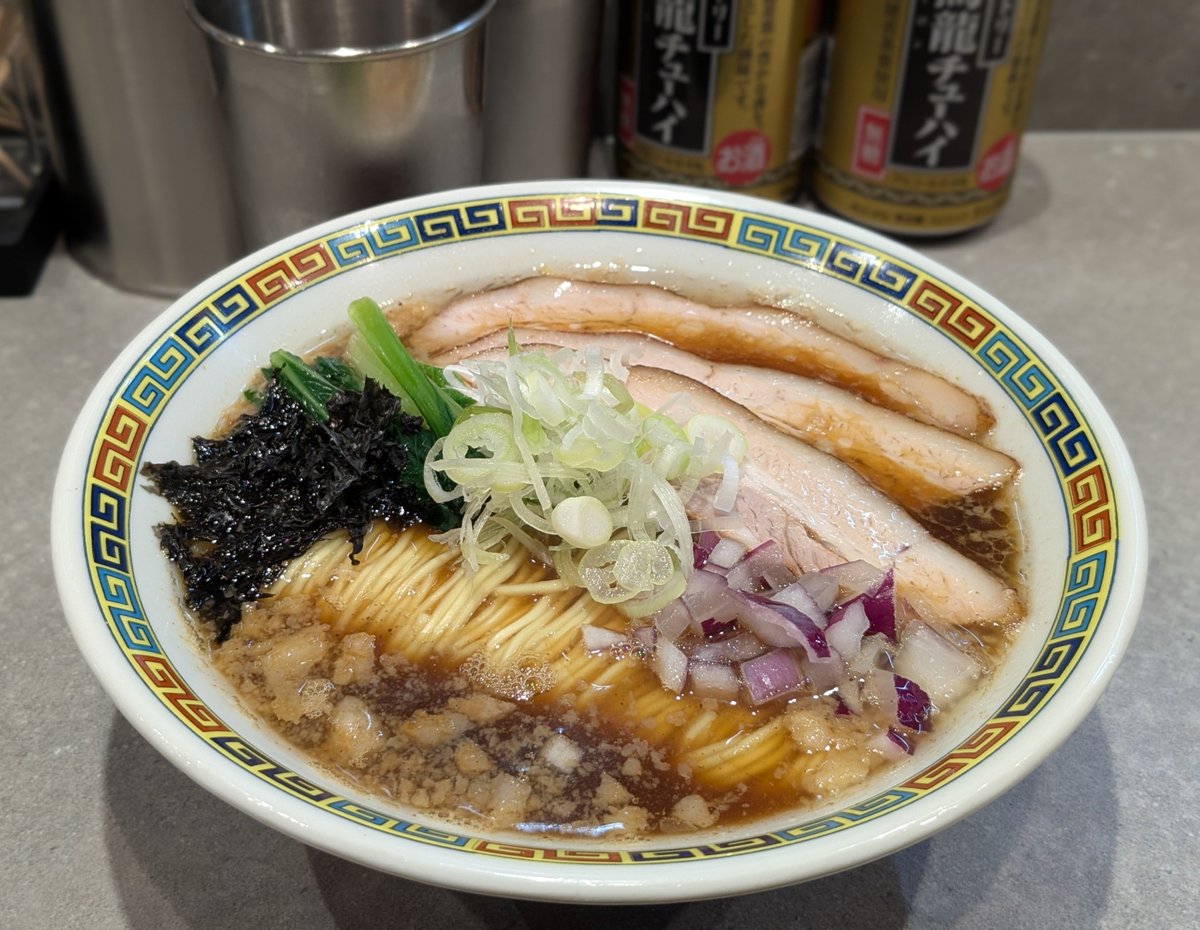satoru23225's tweet photo. 下赤塚　BIRI BIRI CRUSH MEN
背脂豚骨煮干し
この濃さ好きなやつ！
明日コレにアレやアレを追うなんて、楽しみ
ご馳走様でした！ https://t.co/dZ2tLqUn7v