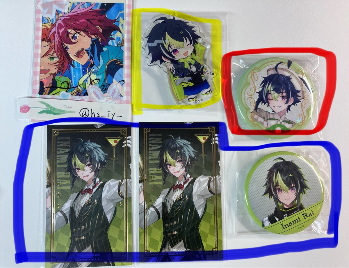 hs_iy_'s tweet photo. @jsWllvN7da39105 はじめまして、こんばんは。
検索より失礼いたします。

🟡線600円
🔴線700円
🔵線400円
無印のN150円R350円で考えております。
1つ〜でも大丈夫ですがまとめての場合はお値下げ（〜300まで）となっております。
なにか気になることがありましたらお声掛けください。 https://t.co/4rGulBoRkH