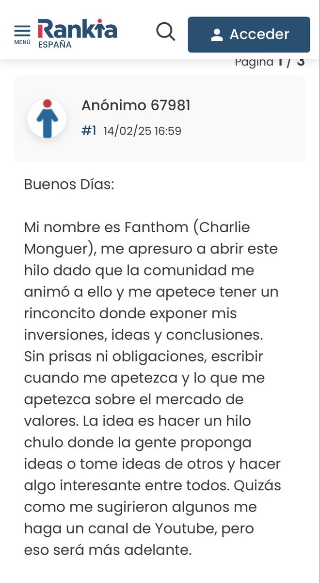 IMalo85's tweet photo. @LocodlDividendo ¿Crees que es posible que tenga un 21% anualizado (como dice desde hace 10 años) con esta cartera que compartió en Rankia hace año y medio y casi todo se ha hundido?
Tiene pinta de mentirosete https://t.co/vvTzGIF9Of