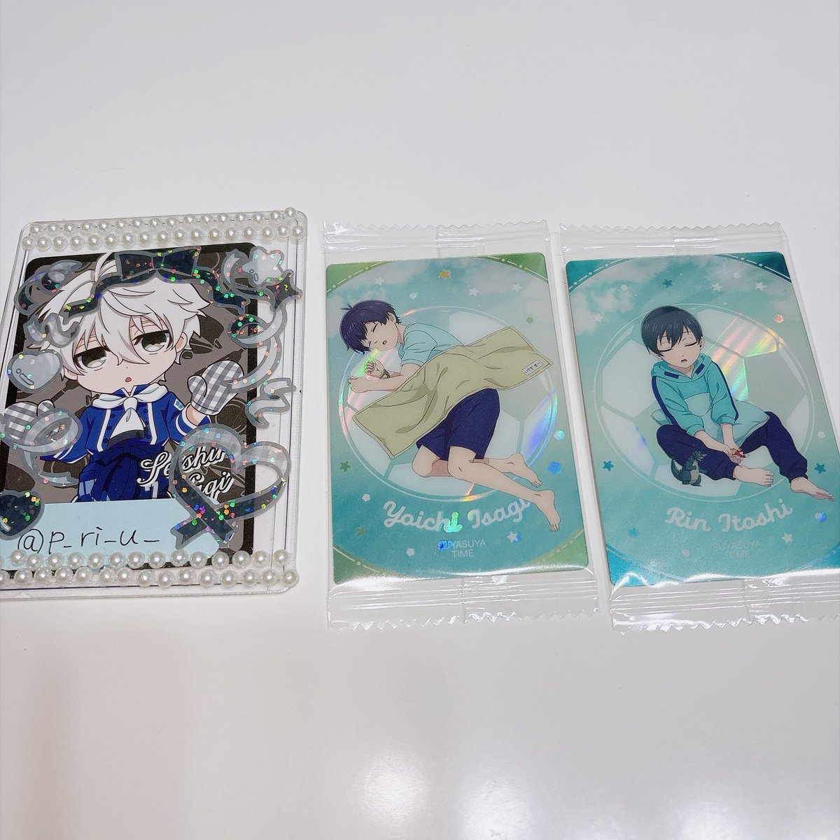 p_ri_u_'s tweet photo. ブルーロック ウエハース 6 交換

求→ER冴
譲→O (おひるねカード)潔、凛

池袋にてお手渡しのみ。
難しいとは思いますが検索からでもお声がけください。 https://t.co/dfM1xwfrbU
