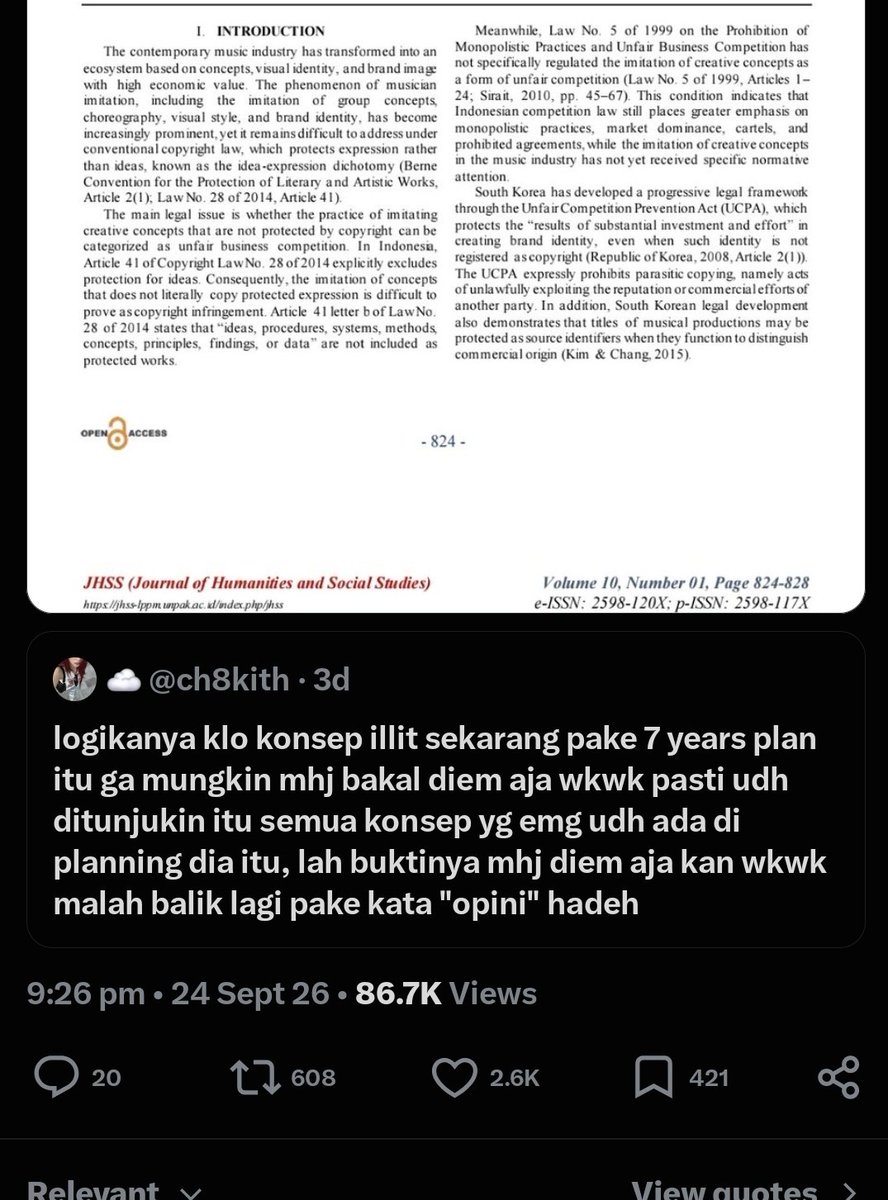 wohnxee's tweet photo. 2.6k orang ngelike jurnal palsu yg kata penulisnya "terutama terkait putusan distrik seoul pada februari 2026 saya membuat persepsi sendiri yang ternyata berakibat fatal dan menyebabkan kesalahan pahaman.-" https://t.co/50FdkmS305