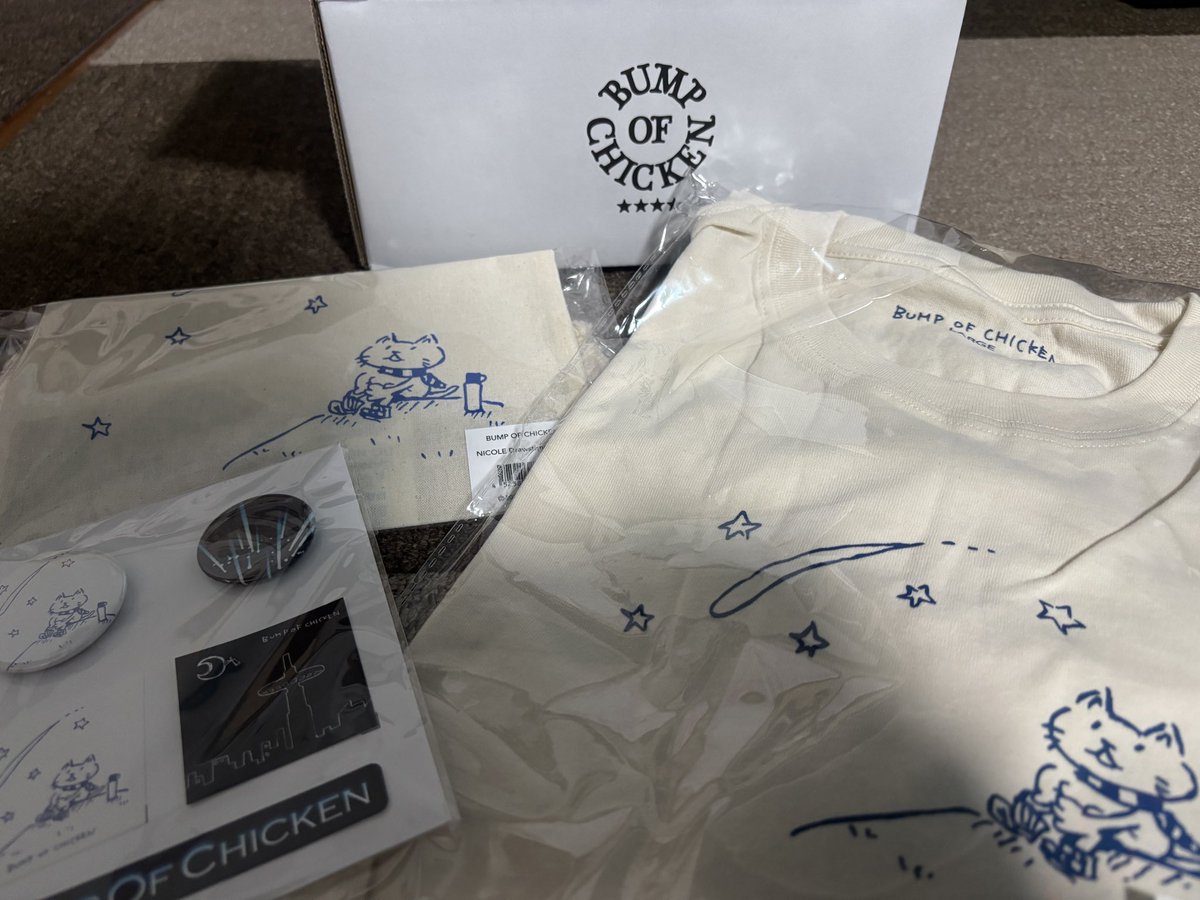 BUMP2025's tweet photo. プラネタリウムグッズやっと届いた⭐︎
この流れ星見てるニコルかわいすぎ https://t.co/OR9qxTRp2P