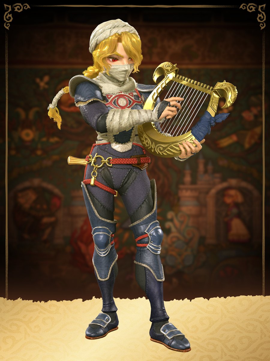 NintendoItalia's tweet photo. Sheik, un misterioso individuo che appare più volte davanti a Link per insegnargli delle melodie per la sua ocarina. https://t.co/w0Nb0SuAHd