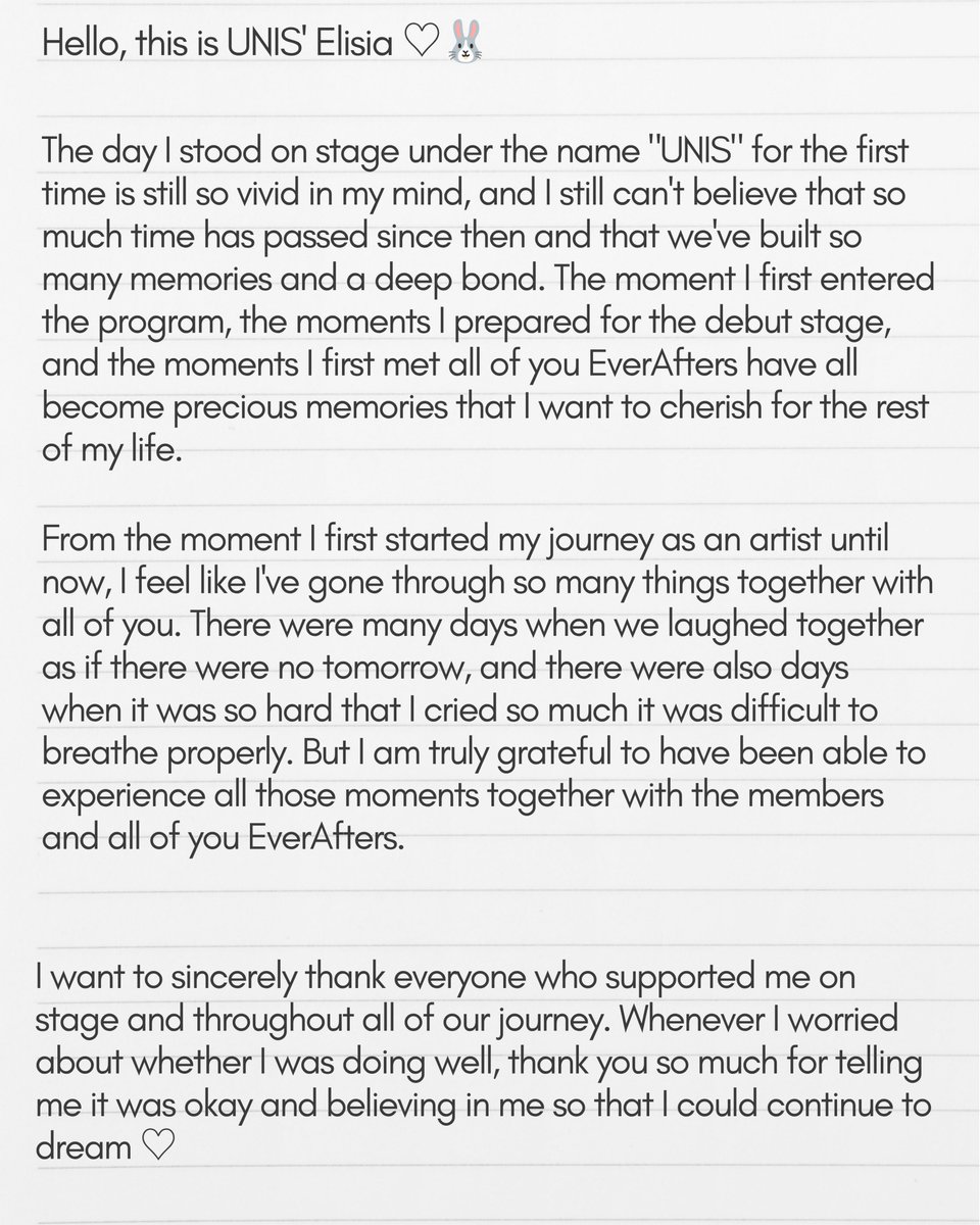 elysianfortress's tweet photo. Elisia's Letter 💜

#UNIS #유니스
#ELISIA #엘리시아 https://t.co/drRiRschff