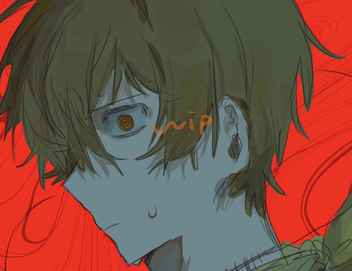 bakusui_x's tweet photo. 描いてるよー https://t.co/jHqzmhybBa