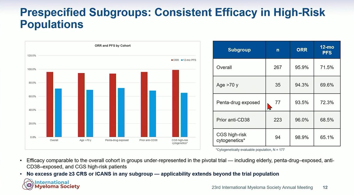 Multiple Myeloma Hub (@MM_Hub) — #IMS26 — conference slide