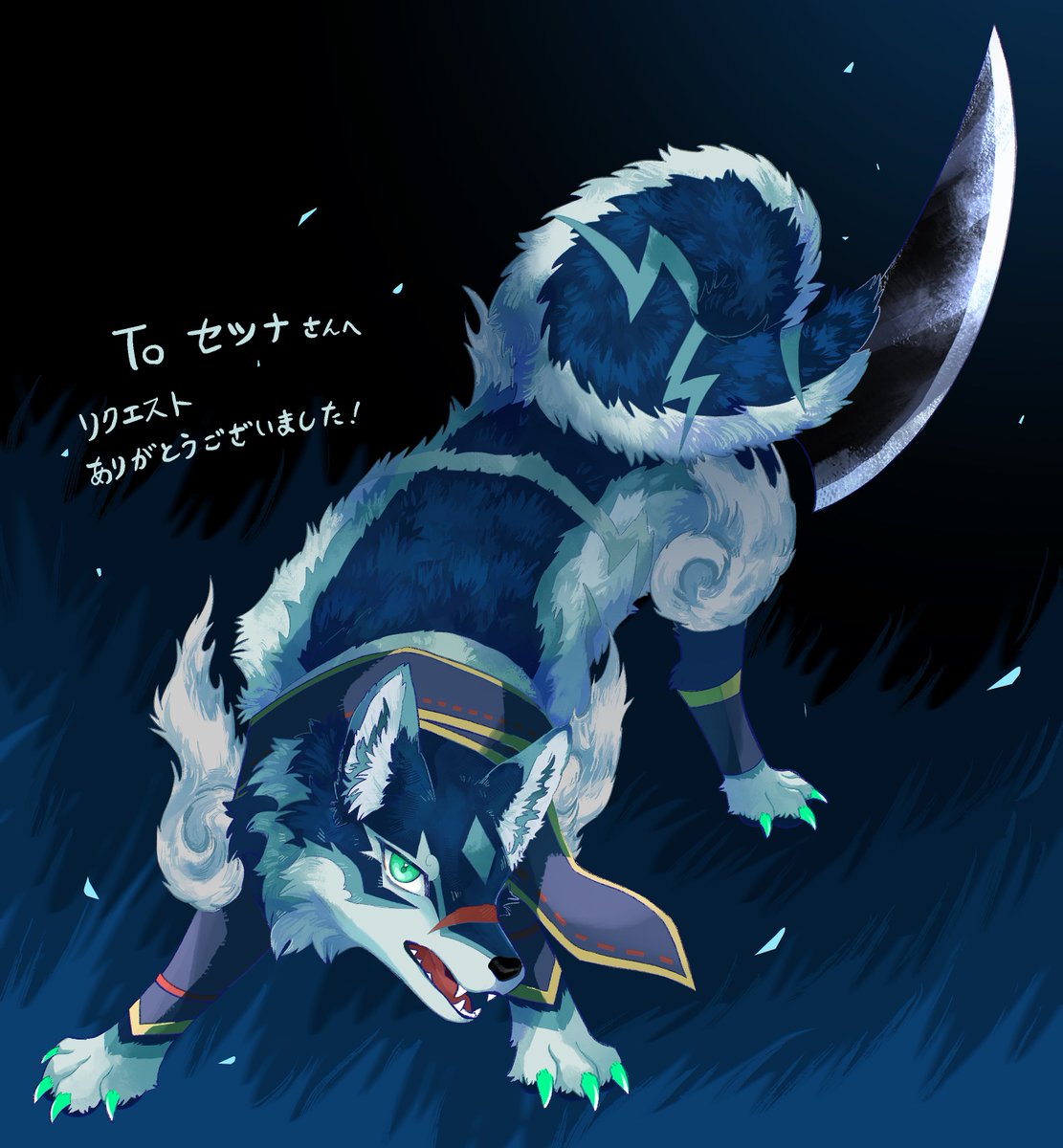 ytkmrs's tweet photo. skeb
セツナさんにお迎えしていただいた子を描かせて頂きました🙏✨
素敵なお名前やお友達もでき可愛がっていただけてとても嬉しいです🥰️
ありがとうございます！ https://t.co/DGgvVGzGYK
