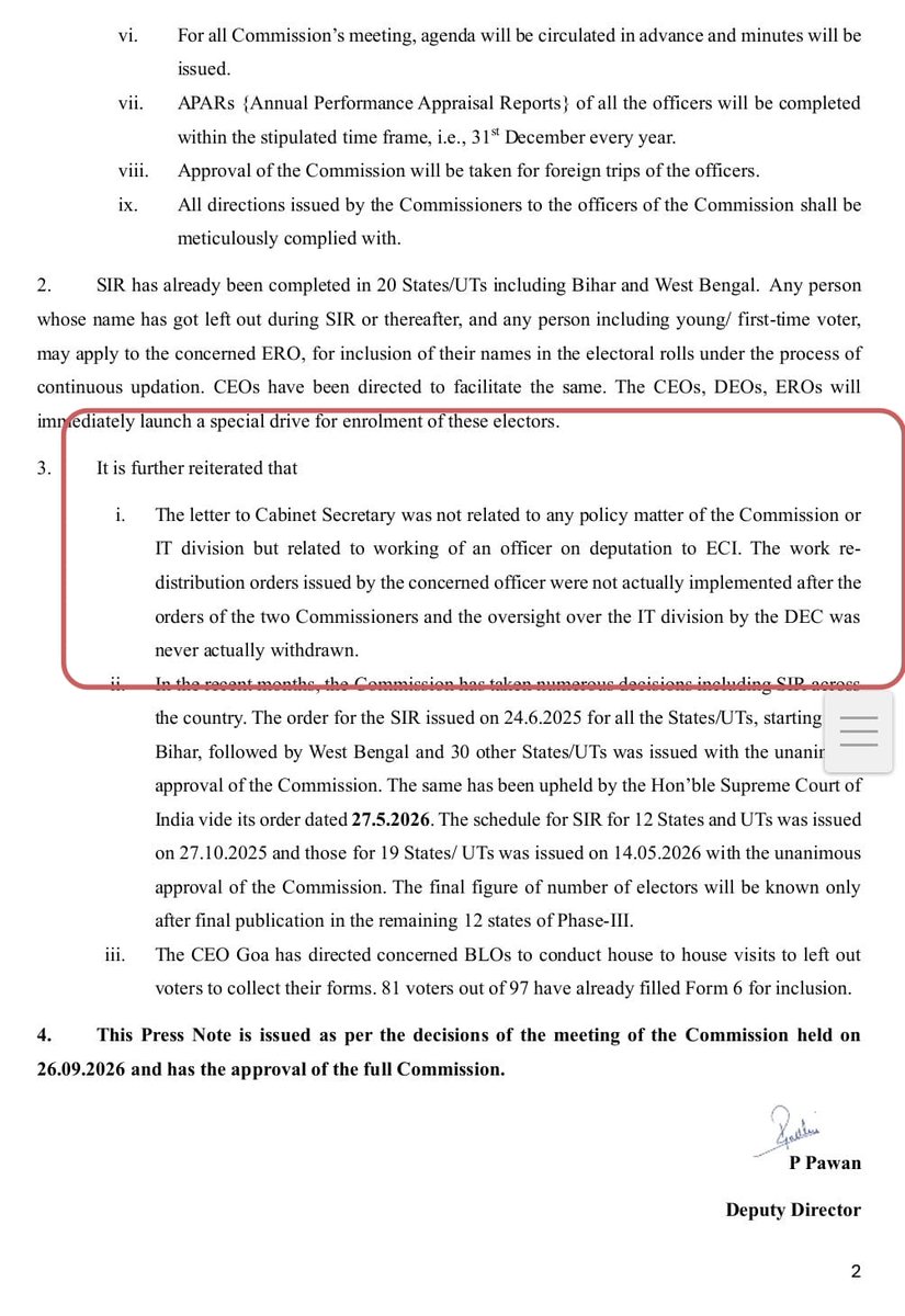 TheChronology__'s tweet photo. So one more story of Indian Express came wrong

Election commissioner didn't meet to Cabinet secretory over software integrity issue, it was entirely different matter, related to some officer on deputation

Shame on you Indian Express
You are a third class, sold out media https://t.co/lW8uVkYKk3