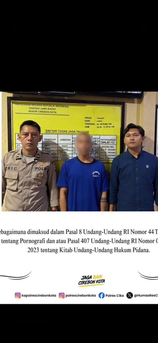KVasma's tweet photo. Rifaiju ketangkap ? 😱😱Dunia perlendiran sedang tidak baik baik saja, in this economie bahkan bisnis lendir ikut kena imbas
 #rifaiju #aktorbokep https://t.co/oesjSP89Z2