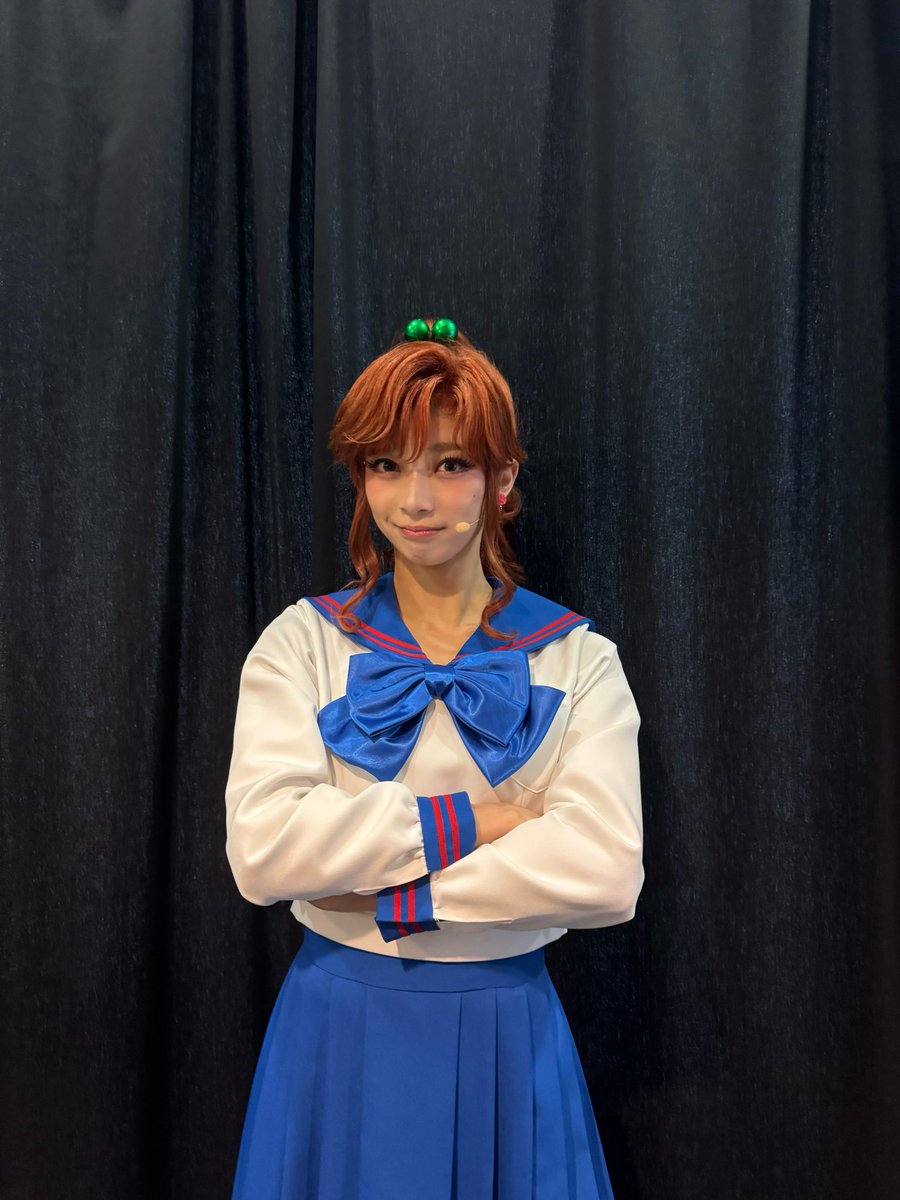 moe_goto0520's tweet photo. #美少女戦士セーラームーン 
-Shining Theater Shinagawa Tokyo-

本日も雨の中ありがとうございました💚
皆さんと同じ場所で同じ時間を共有できてることが、とても幸せです。

明日も9月最終日っ！
全力でお届けします⚡️

寒くなってきたので、
暖かい格好でお越しくださいね🙂‍↕️

#prettyguardiansailormoonshiningtheater #shiningtheater  
#シャイニングシアター