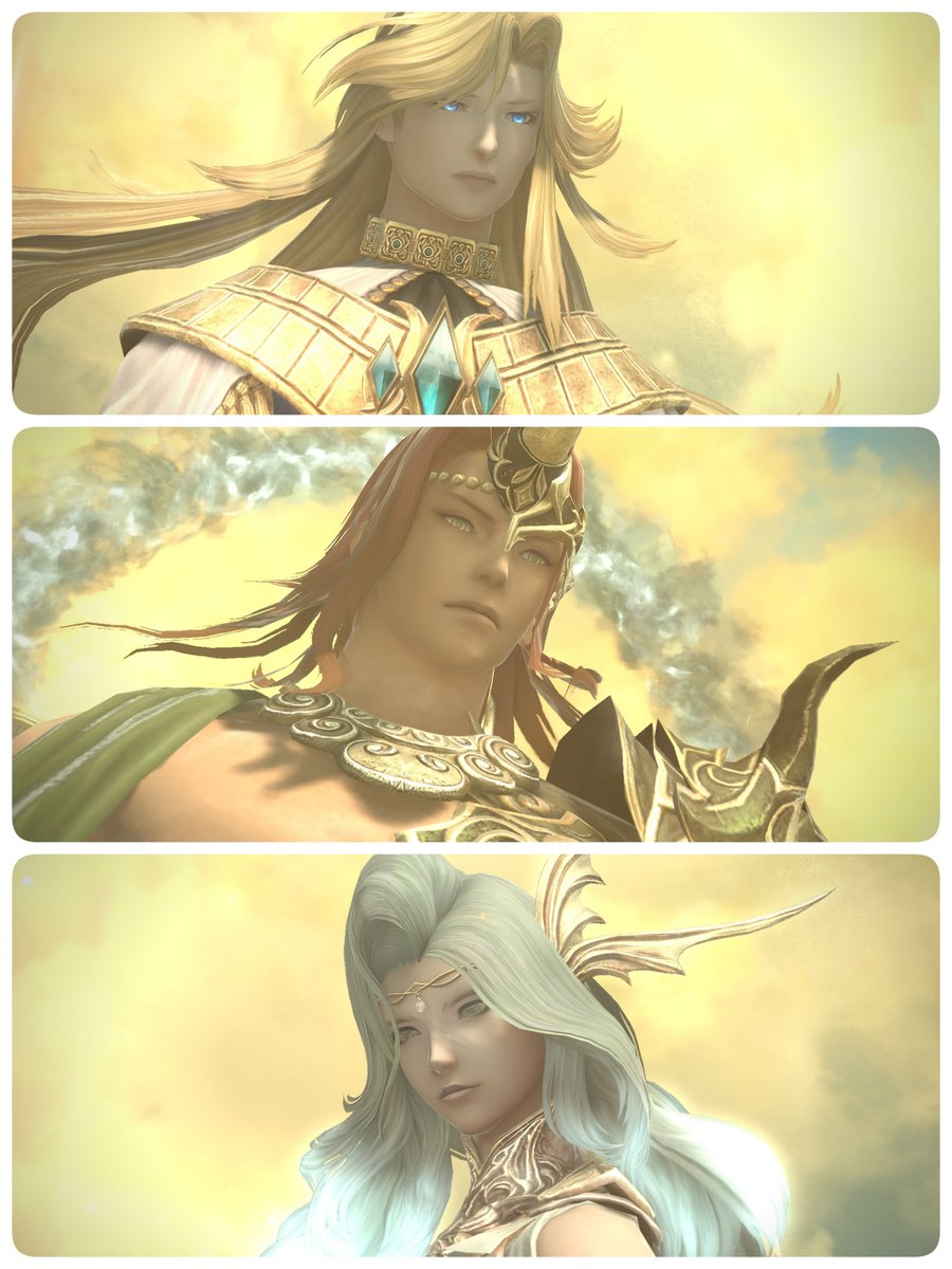 Are_PS5's tweet photo. #FF14
【十二神の終焉】
皆さんおはこんばんちは♪(◍•ᴗ•◍)
昨日は暁月アライアンスレイドのラストステージ'華めく神域 タレイア'をクリアしました♪😆
多彩なギミックのオンパレードでてんやわんやしました💦😅
最初から最期まで白熱したお話で、「ミソロジー・オブ・エオルゼア」も無事完結♪😌 https://t.co/Uyy86DHuQZ