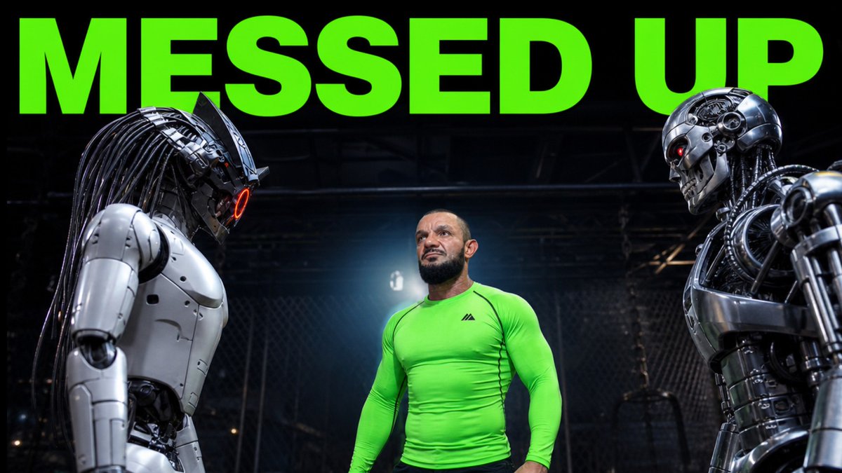 websticknl's tweet photo. 🤖 This GUY fought 2 ROBOTS Back to Back and got MESSED UP    https://t.co/zixwObtDXz    #RobotFight #HumanVsRobot #Robotics #T800 https://t.co/5NdwKNjnW0