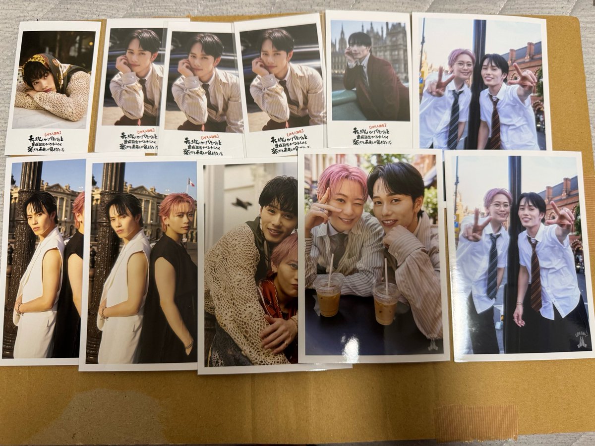 lvqhfn's tweet photo. 超特急 超チャーはん シューヤ マサヒロ 
生写真 ミニフォト 交換

求 買取（+送料）
譲 🤎（マサヒロ）🩶(シューヤ) ペア
まとめてお取引優先

郵送のみとさせてください。
お気軽にお声掛けください🙇‍♀️ https://t.co/JJUXpSsA9x