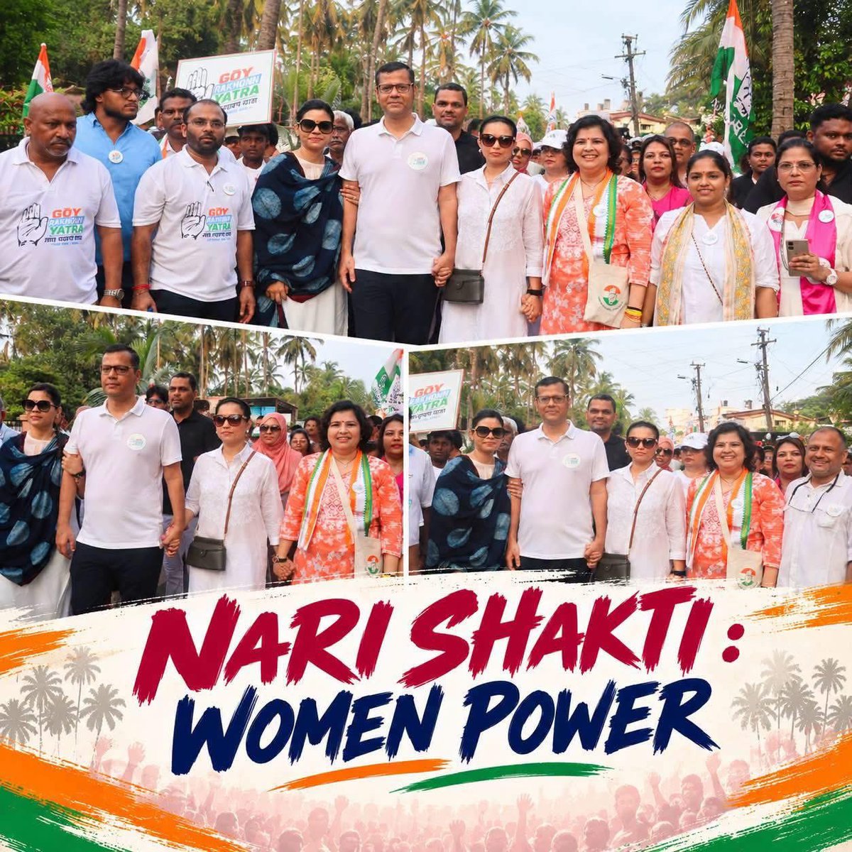 DrAnjaliTai's tweet photo. Glimpses of Yatra…
As we dedicated the Day 4 to the deceased persons in road accidents.
Especially the Porvorim bridge that was recently inaugurated , faced many acct and death.
#GoyRakhonnYatra #SaveGoa
@INCIndia @INCGoa @kharge @RahulGandhi @priyankagandhi @kcvenugopalmp @Manikrao_INC @INCKarnataka @Yurialemao9 @girishgoaINC