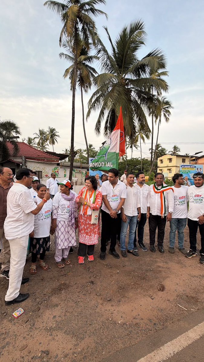 DrAnjaliTai's tweet photo. Glimpses of Yatra…
As we dedicated the Day 4 to the deceased persons in road accidents.
Especially the Porvorim bridge that was recently inaugurated , faced many acct and death.
#GoyRakhonnYatra #SaveGoa
@INCIndia @INCGoa @kharge @RahulGandhi @priyankagandhi @kcvenugopalmp @Manikrao_INC @INCKarnataka @Yurialemao9 @girishgoaINC