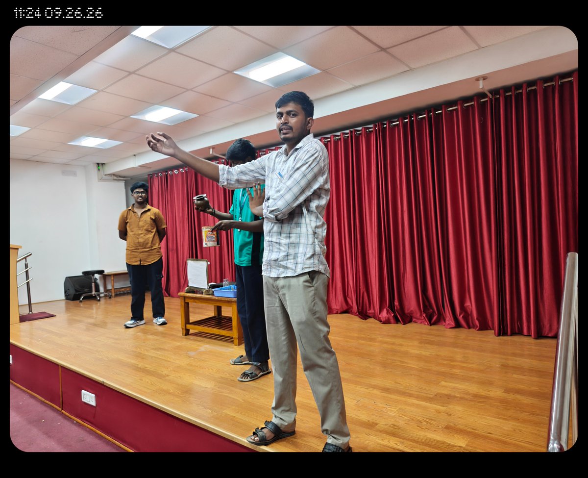 dscgulbarga's tweet photo. An engaging Science Demonstration Lecture was held at @dscgulbarga a unit of @ncsmgoi , for the students of St. Xavier’s PU College.
@gssjodhpur @Rao_InderjitS @PIB_India
🌟 Inspiring curiosity, encouraging questions, and making science come alive! 🧪🔍
#DistrictScienceCenter https://t.co/PcLA3vkfXg