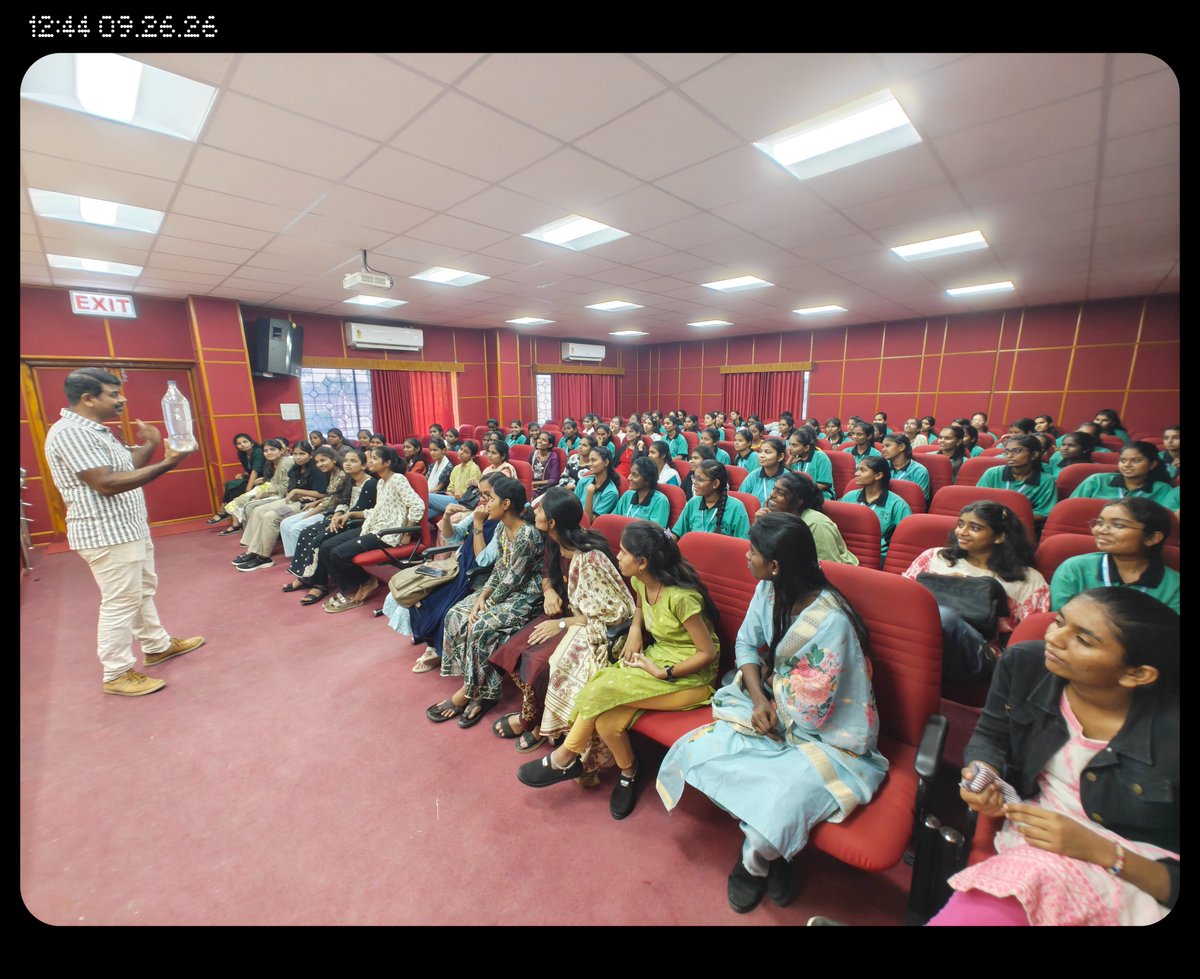 dscgulbarga's tweet photo. An engaging Science Demonstration Lecture was held at @dscgulbarga a unit of @ncsmgoi , for the students of St. Xavier’s PU College.
@gssjodhpur @Rao_InderjitS @PIB_India
🌟 Inspiring curiosity, encouraging questions, and making science come alive! 🧪🔍
#DistrictScienceCenter https://t.co/PcLA3vkfXg