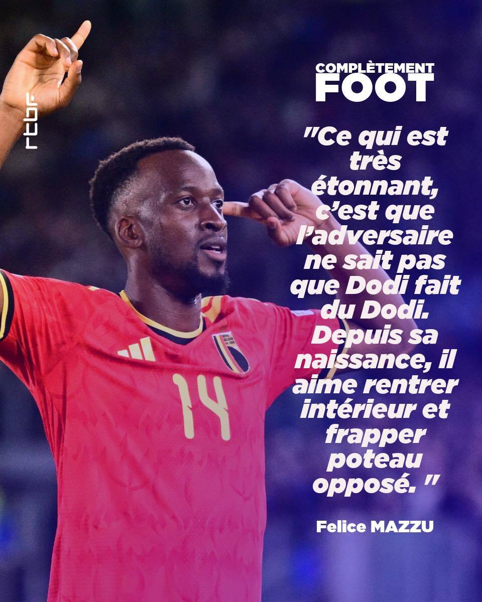 DHoudret's tweet photo. [QUOTE] « Complètement FOOT » 💬 #CFootRTBF 

« Dodi fait du Dodi »: comment Lukebakio a scellé la victoire historique des Diables en Italie. Felice MAZZU ▶️ « Ce qui est très étonnant, c’est que l’adversaire ne sait pas que Dodi fait du Dodi. Depuis sa … https://t.co/1i6R7pnOkK https://t.co/FQRvpdDBkj