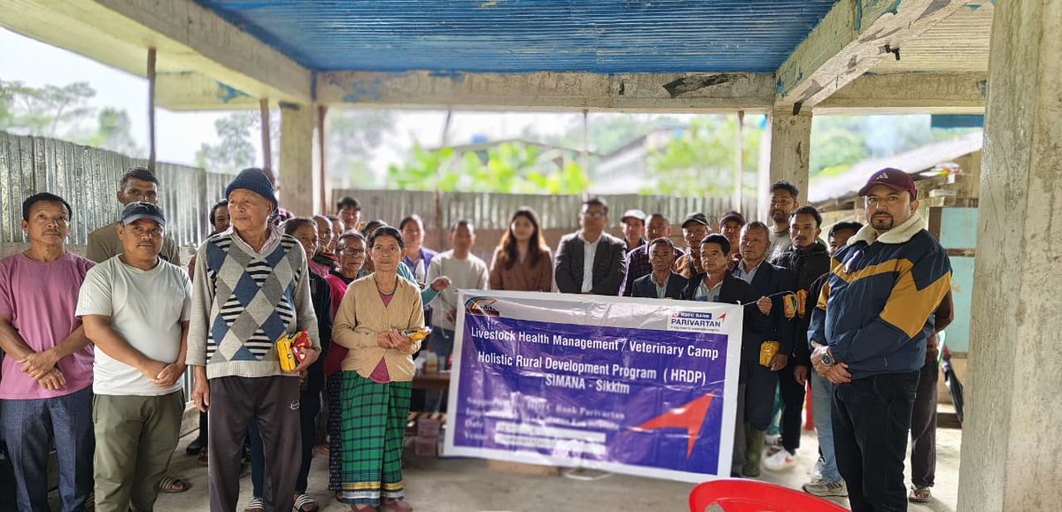 citizens_cf's tweet photo. 🐄🌿 Strengthening Livestock, Strengthening Livelihoods!
Under HRDP-SIMANA Sikkim, @citizens_cf, with the support of @HDFCBankCSR and in convergence with the Animal Husbandry & Veterinary Department, Government of Sikkim, organized two cluster-level Livestock Health & Management Camps at Kaputhang, Taza GPU and Bakhutar, Subaneydara.

👩‍🌾 88 livestock farmers participated, receiving expert guidance on animal health, disease prevention, nutrition, hygiene, vaccination & deworming, breeding, fertility management and timely veterinary care, along with essential medicines and health support.

🤝 By bringing together veterinary professionals, Panchayat representatives, field teams and livestock farmers, the initiative reflects Citizens Foundation’s commitment to building healthier livestock, improving productivity and creating more sustainable livelihood opportunities for rural communities.

#CitizensFoundation #HDFCBankParivartan #HRDPSIMANA #CFat29 #Sikkim #LivestockHealth #AnimalHusbandry #RuralDevelopment #SustainableLivelihoods #FarmersFirst #CommunityDevelopment #LivelihoodPromotion #VeterinaryCare #RuralEmpowerment #SustainableDevelopment