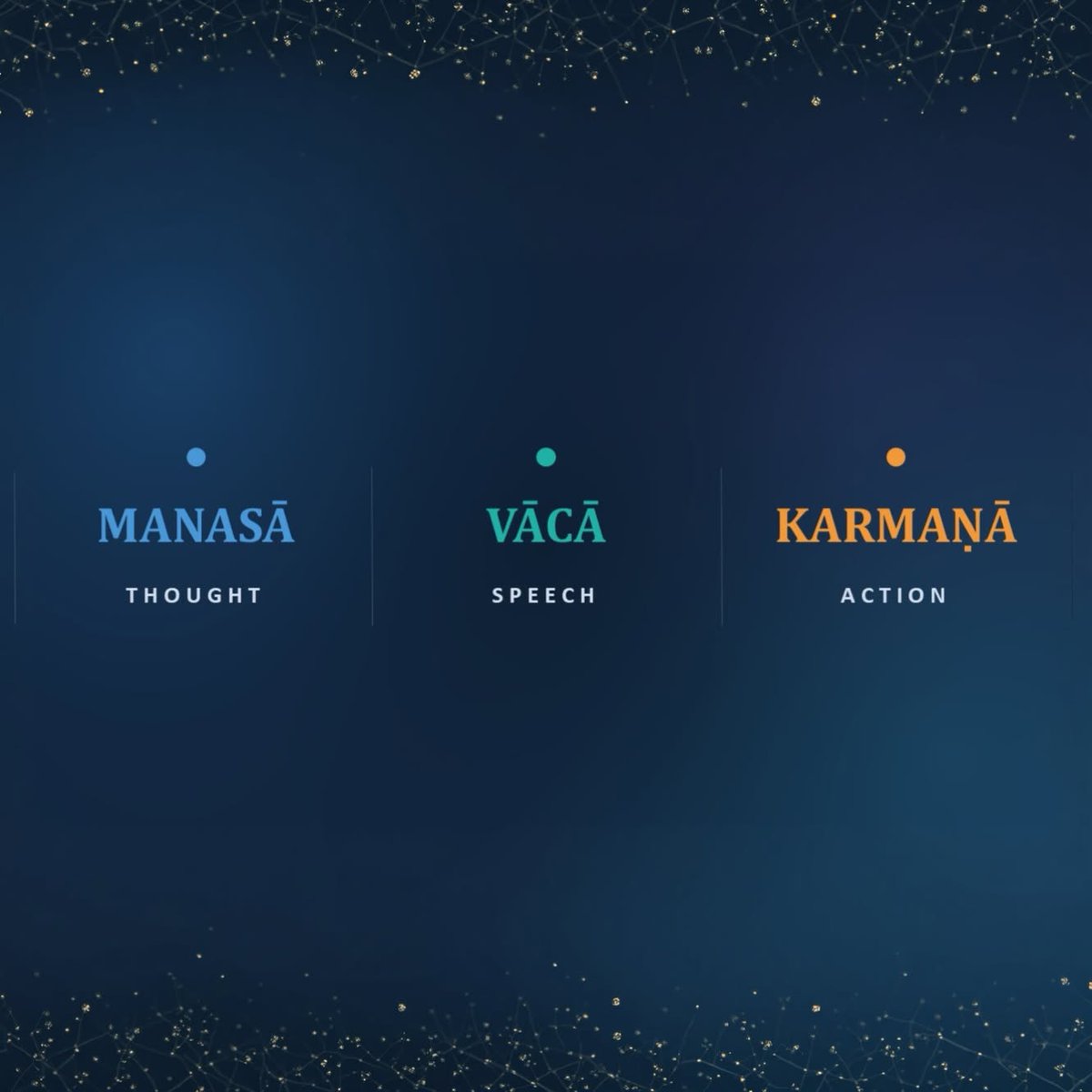 Namo_NavalArch's tweet photo. 19 September 2026 — the day a philosophy was born.
We call it MVK.
Manasā · Vācā · Karmaṇā — Thought · Speech · Action.
Most of us live with a quiet, invisible conflict
#MVK #MVKPhilosophy #Manasa #Vaca #Karmana #HonestExpression #TheBookOfAlignment #MVKMusic #WorldPeaceArt https://t.co/c4YE85XHtG