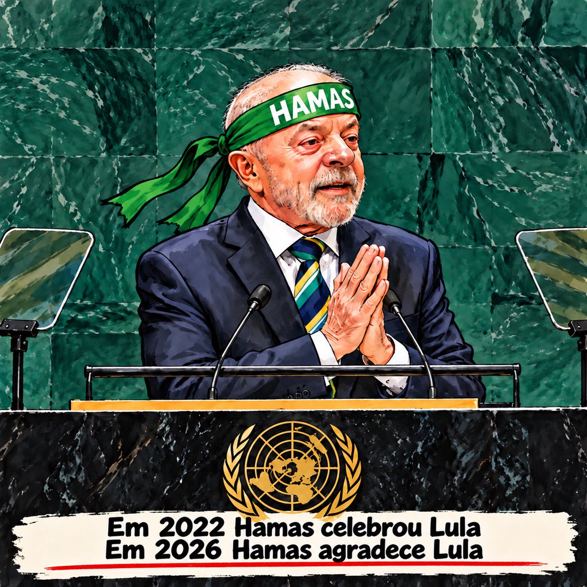 ClauAker's tweet photo. Bom dia a todos os judeus do Brasil.
Lula e Hamas | Hamas e Lula https://t.co/yxGZ6GMzpb