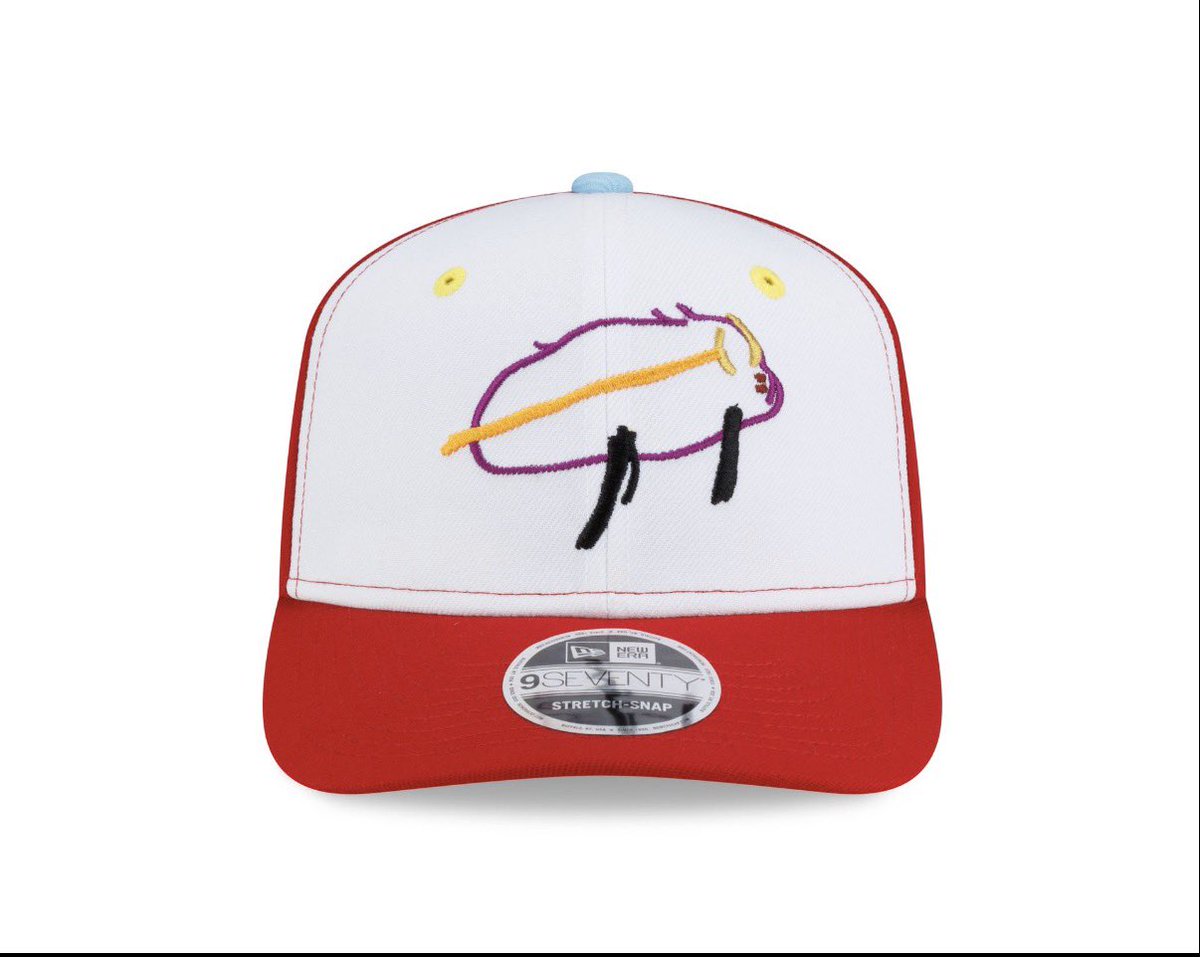 AdamSchefter's tweet photo. Ahead of Sunday’s Chargers-Bills, Josh Allen will wear the latest custom @NewEraCap hat designed by a patient at Buffalo’s Golisano Children’s Hospital. This cap was designed by 14-year-old Mason, who drew inspiration from his favorite animated characters and the Bills. Fans can purchase Mason’s cap https://t.co/agaAdmfiBP with proceeds benefitting the Patricia Allen Fund.