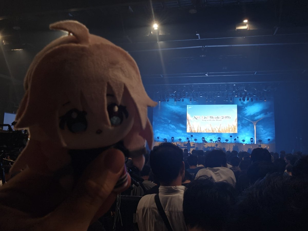 Altdeus's tweet photo. KSL 2026楽しかった〜！
Rewrite曲が思ったより多くてめちゃくちゃ嬉しかったです…！
今回もIAちゃん連れて、Liaママの歌を聴いてきました（2回目）

#KSL2026 https://t.co/69T0r52KUV