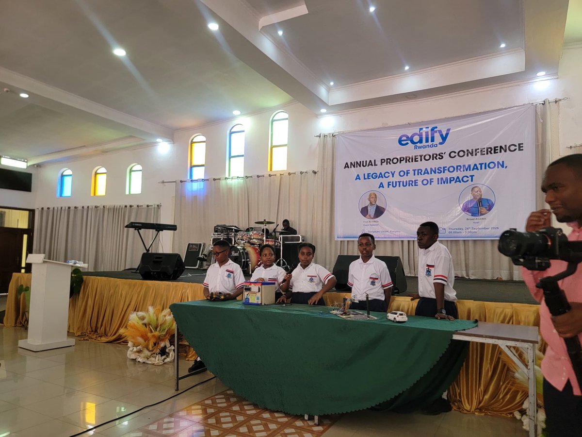 creativity_rw's tweet photo. A day of learning, connection and shared vision. 
We were glad to be part of the Edify Rwanda Annual Proprietor Conference 2026, connecting with Christian leaders and educators and exploring opportunities to strengthen education and create greater impact together. https://t.co/4bjLG5ChU8