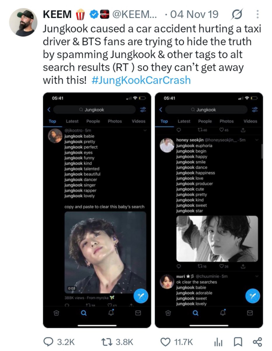 thecyres's tweet photo. when jungkook caused a car accident because he ran a red light and then went home to play video games with no remorse https://t.co/5Rj5ULsElj