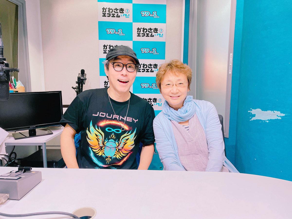 acousticname's tweet photo. Thanks for listening! ✨ 
2026.9.26 my favorite songs📻♪

with Mari Nakamura ✨

#かわさきFM
#洋楽島 https://t.co/YxIsMRzzom