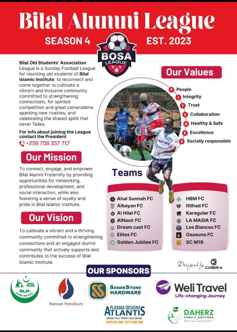 BosaLeague's tweet photo. 📖✨ What did you miss in the Bilal Islamic Institute Hafla Magazine 2026?
From memorable moments to inspiring stories, achievements, and the legacy of Bilal — it’s all worth revisiting!
Did you get your copy? 👀
#BilalIslamicInstitute #BackToOurRoots https://t.co/es9qTpMomm