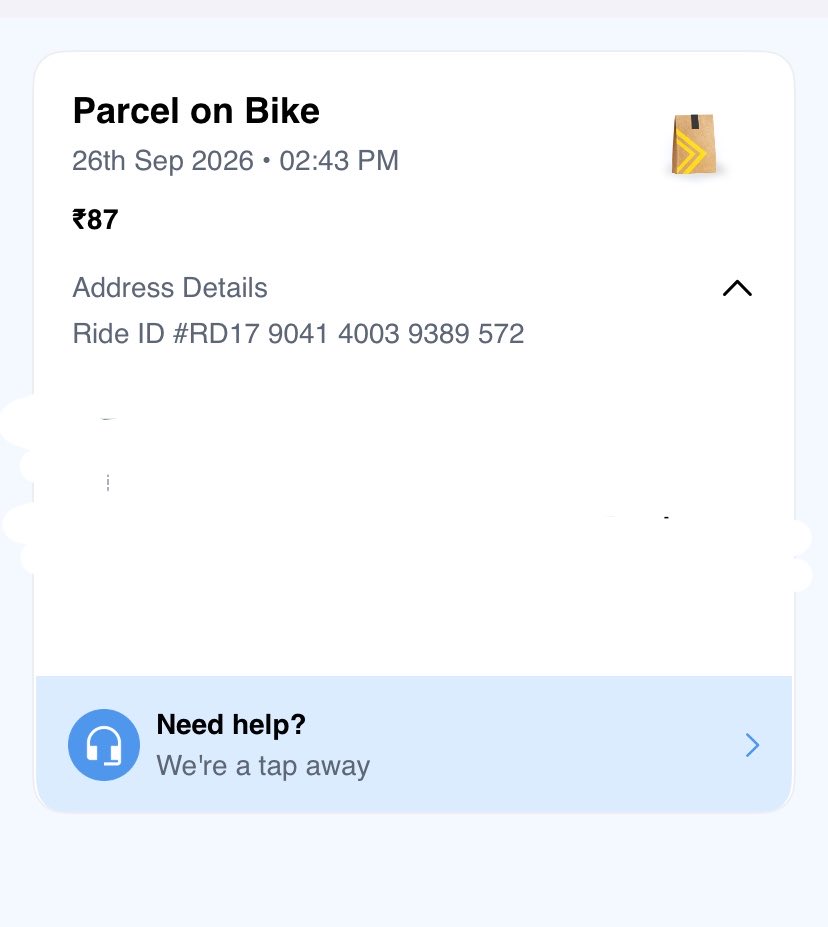 JBharath4BJP's tweet photo. @rapidoapp_ booked a parcel person didn’t call me I don’t know whare he is please give his contact number atleast https://t.co/c4t8fRGALI