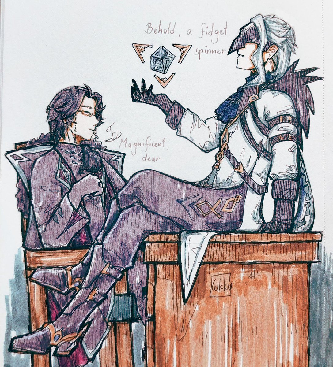 Sumeru_Sevi's tweet photo. in light of the recent drama, here are some of my Dottores ✨
Fans of a character, even if he's a villain, don't deserve such cruel harrassment and threats.
#dottore #dottolone #fanart #lizardttore https://t.co/pYI8P94wUX