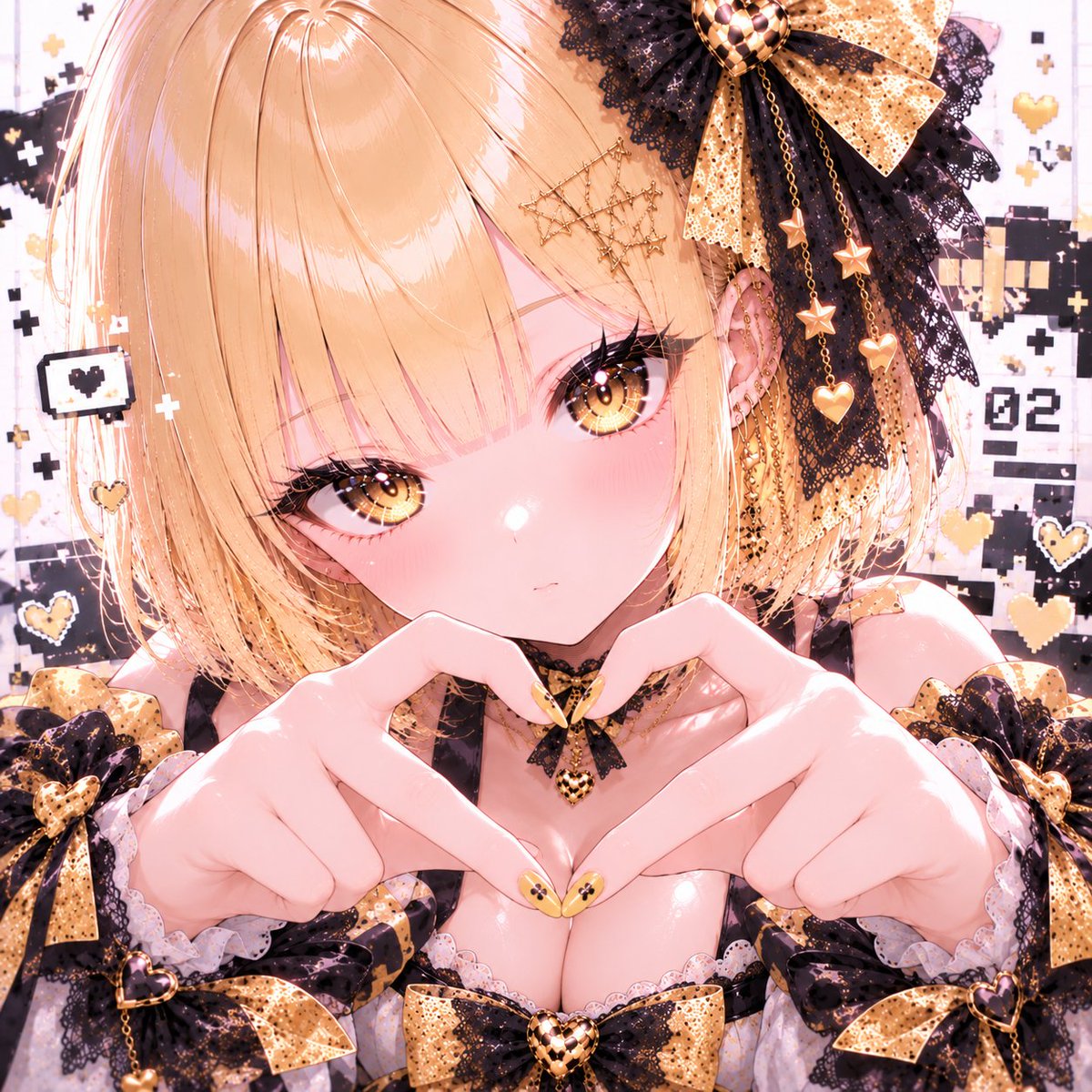 AI_Nec_koP's tweet photo. 今日もおつかれさまっ💛

ミオからの♡受け取って？🫶
 #AIart️️️️️️️️️️️️️️️️️️️️️️️️️️️️️️️️️️️️️️️️️️️️️️️️️️️ https://t.co/L5Ya7nfpXp