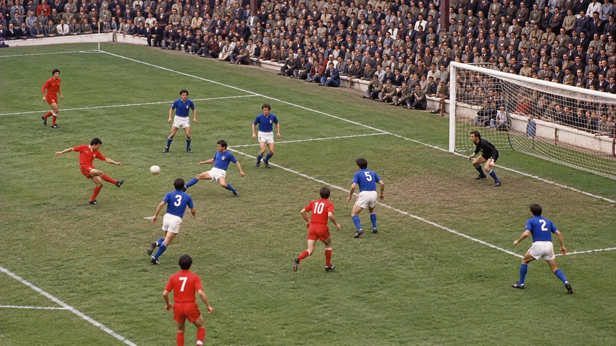 SoccerAmplified's tweet photo. DID YOU KNOW NORTH KOREA BECAME THE FIRST ASIAN TEAM TO REACH A WORLD CUP QUARTER-FINAL BY ELIMINATING ITALY?

Korea DPR made its FIFA World Cup debut at England 1966.

They lost 3–0 to the Soviet Union, then drew 1–1 with Chile.

That left them needing a result against Italy.

Italy had already won the World Cup in 1934 and 1938.

The match was played at Ayresome Park in Middlesbrough on 19 July 1966.

Pak Doo-Ik scored the only goal.

Korea DPR won 1–0 and Italy were eliminated.

Korea DPR became the first Asian team to reach the last eight of the FIFA World Cup.

Local supporters adopted the visitors, and about 3,000 people from Middlesbrough travelled to Liverpool for the quarter-final against Portugal.

#WorldCup #NorthKorea #Italy #PakDooIk #AsianFootball #FIFAWorldCup #FootballHistory #DidYouKnow