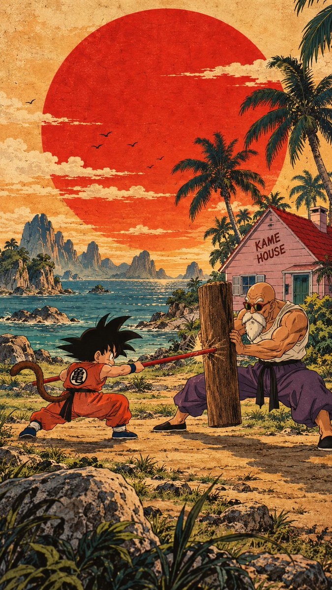 GuruWallpaper1's tweet photo. GOKU’S FIRST ADVENTURE “ DRAGON BALL 🐉 https://t.co/0XD4pOwxgq